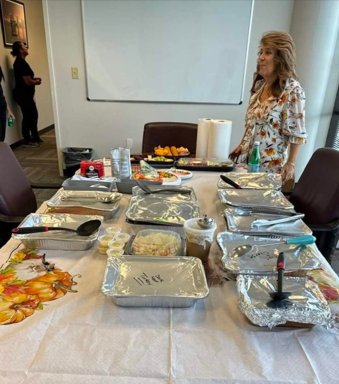 Payne-less Catering corporate event buffet setup